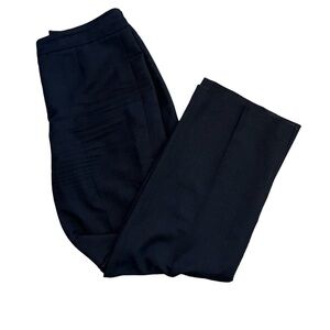KASPER Black Wide Leg Mid Rise Loose Fit Dress Pant Trouser 8